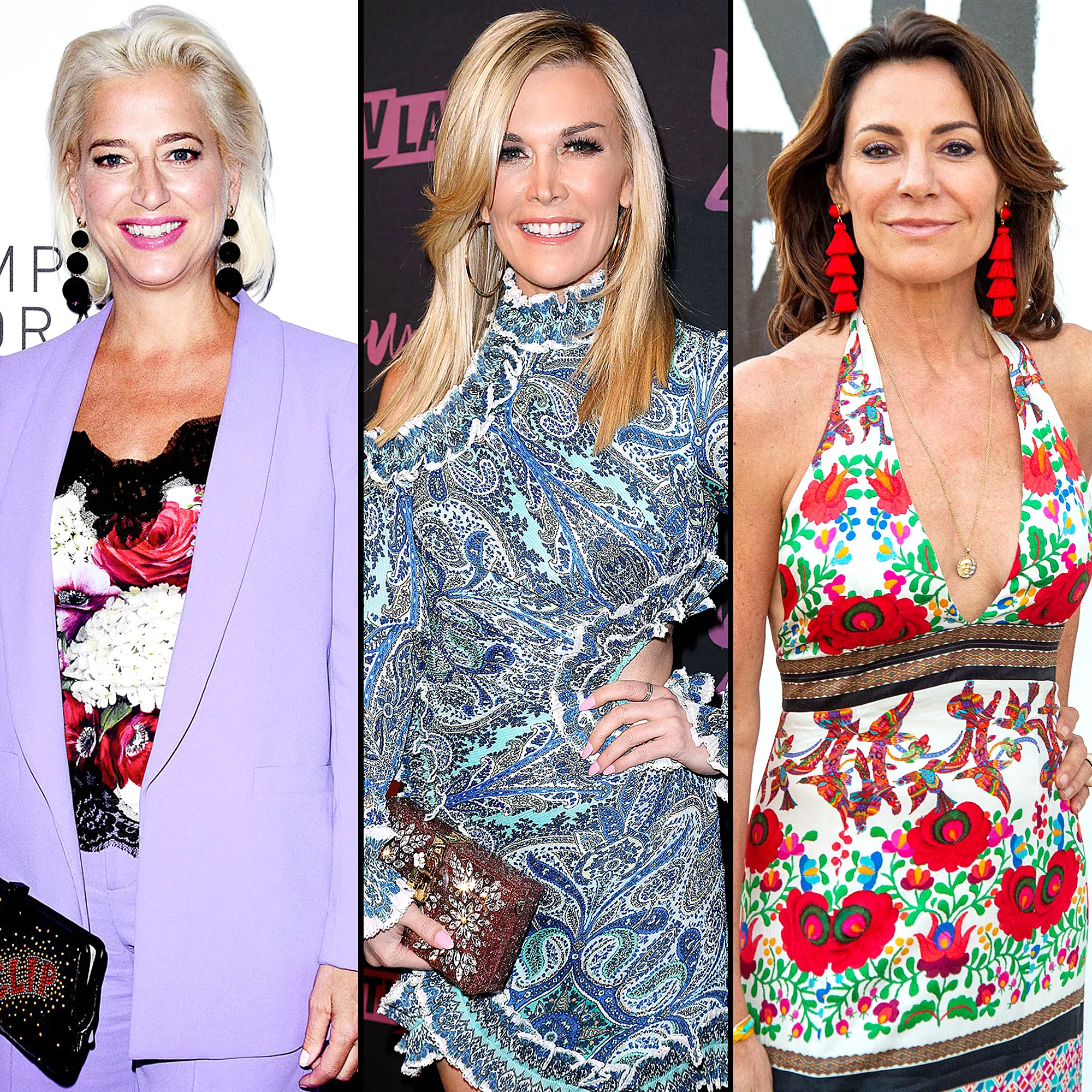 Dorinda Medley Tinsley Mortimer Spotted Fighting Luann de Lesseps Event