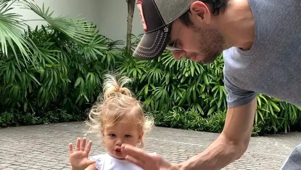 Enrique Iglesias Dances With Daughter Instagram