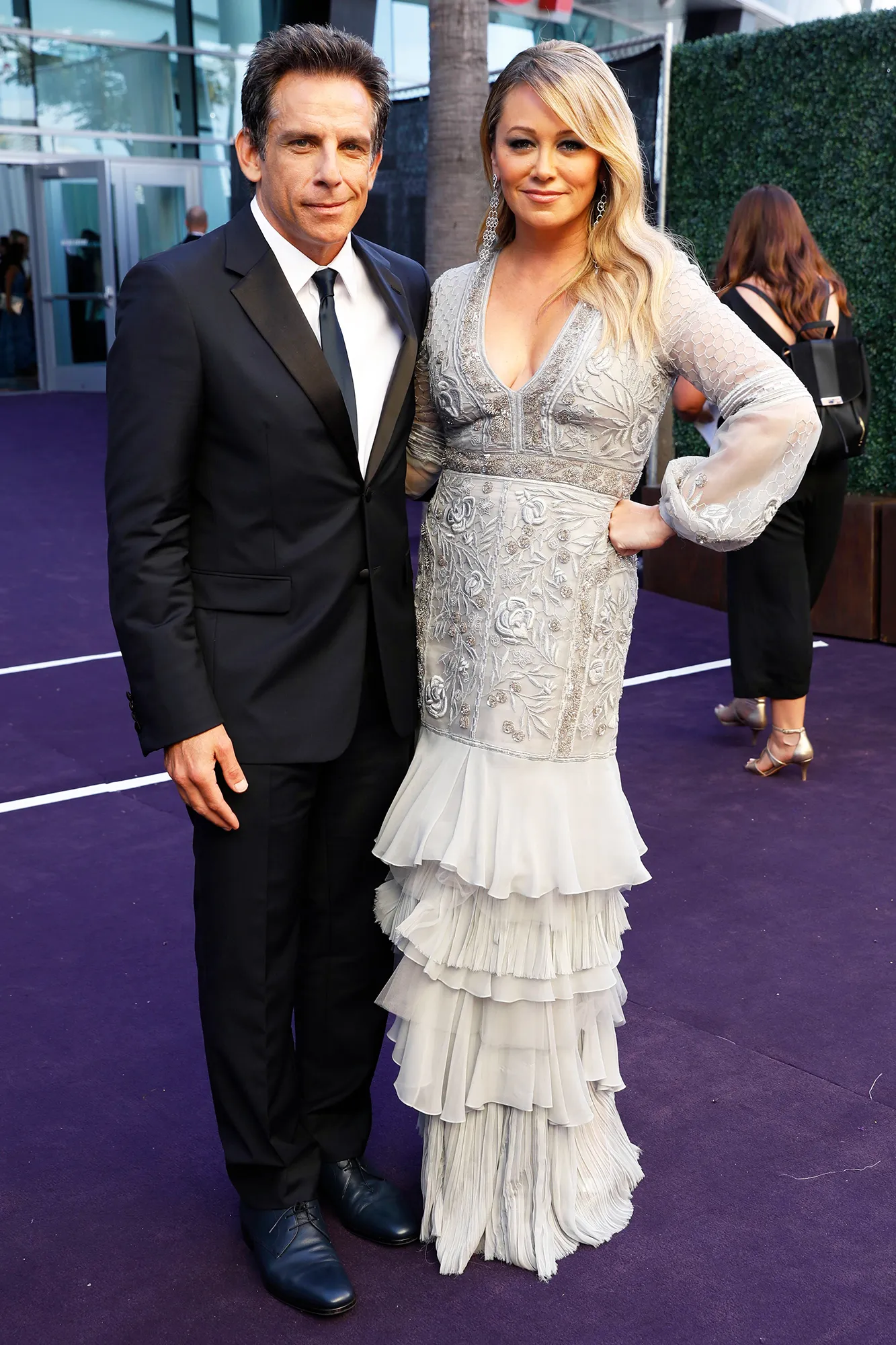 Ben Stiller and Christine Taylor Emmys 2019