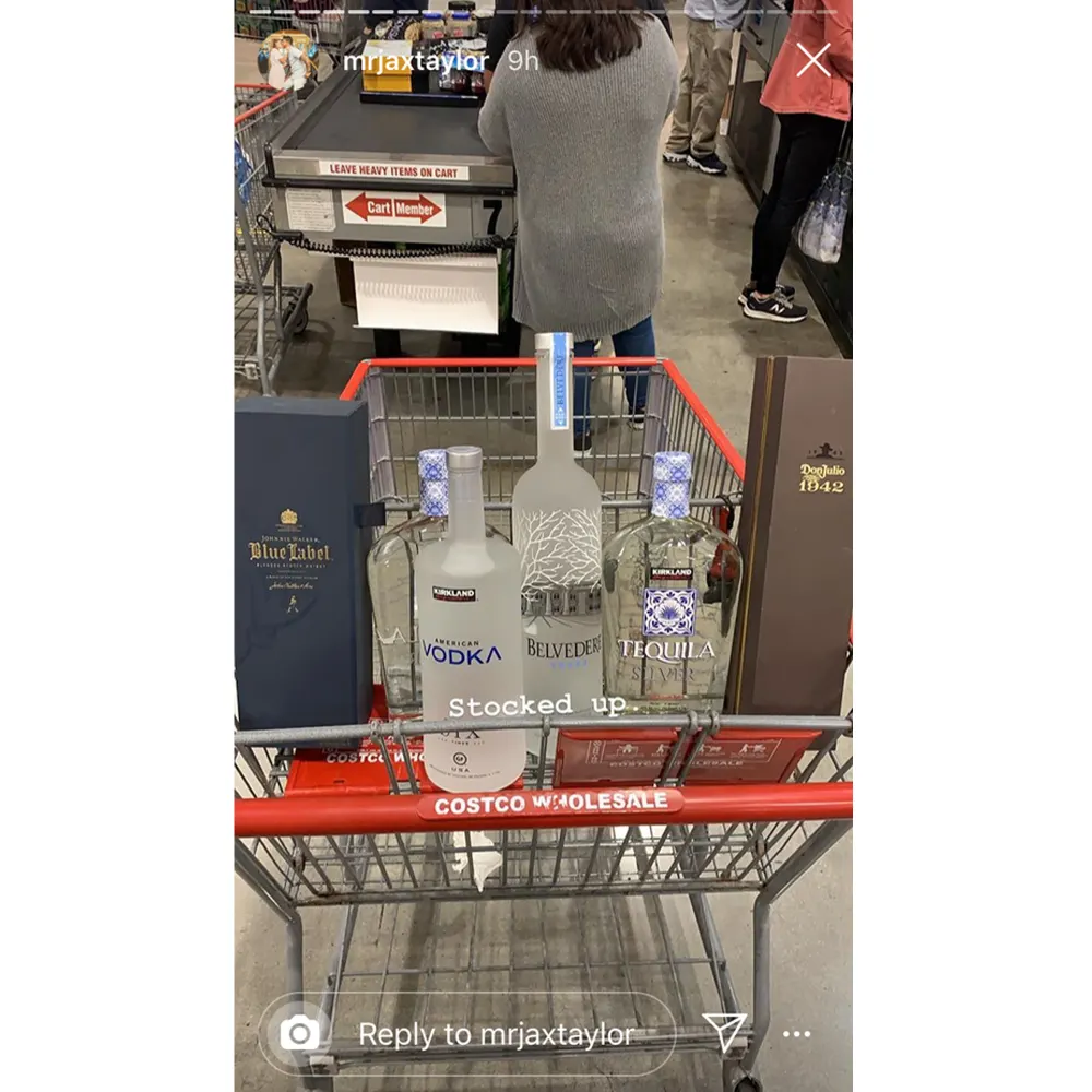 Jax Taylor Buys Plenty of Liquor During Costco Run