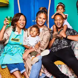 John Legend, family, Sitting on Couch Chrissy Teigen's Mom Vilailuck Teigen Will Cook Her Noodles at 2 AM