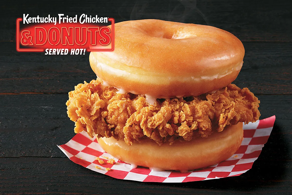 KFC Testing Fried Chicken Sandwich With Doughnut Buns