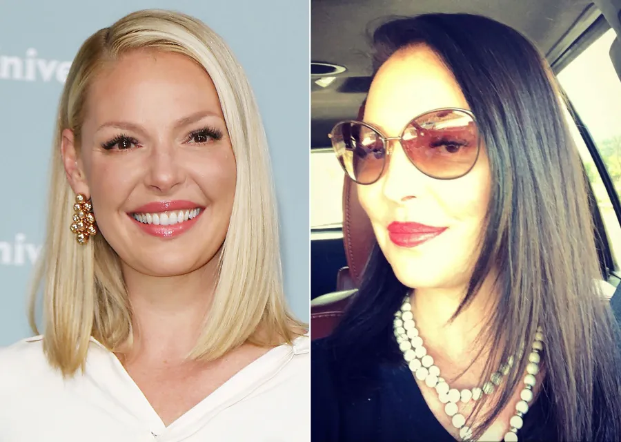 Katherine Heigl Hair Change Blonde to Brunette