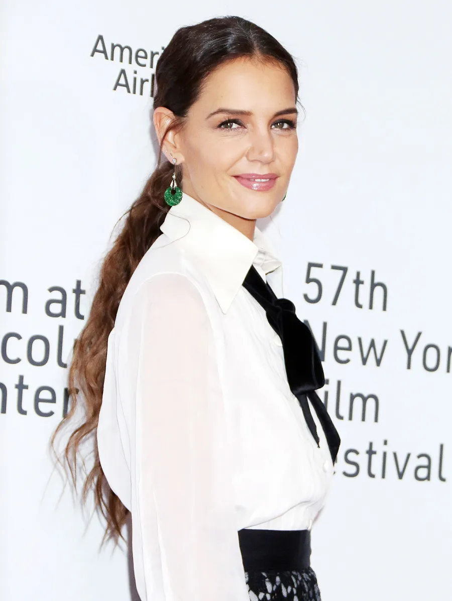 Katie Holmes Ponytail September 27, 2019