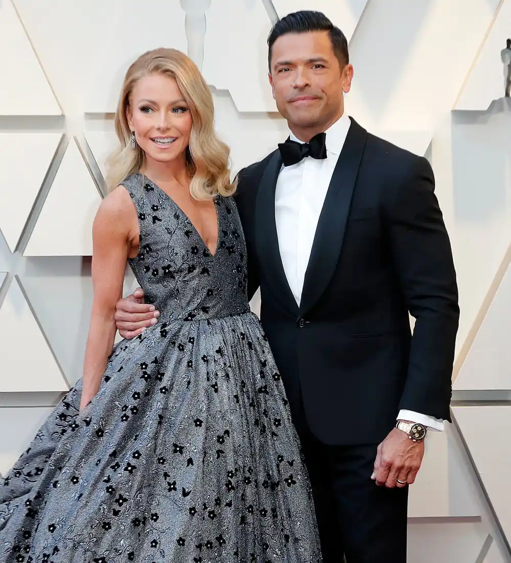 Kelly Ripa With Husband Mark Consuelos
