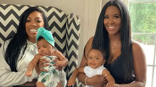 Kenya Moore Shares Photo of Her Daughter With Porsha Williams Baby