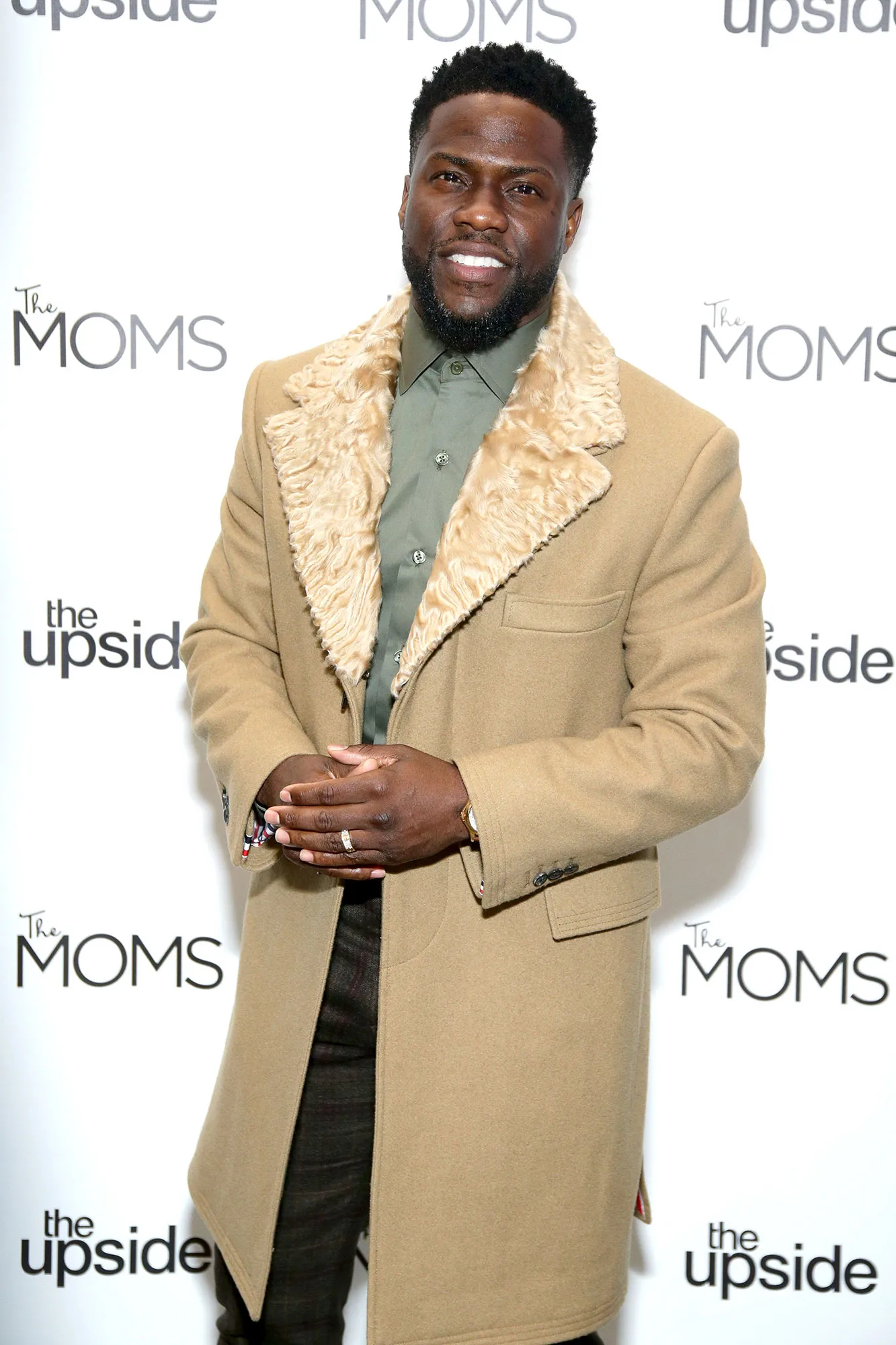 Kevin Hart In Great Spirits Long Winter Coat