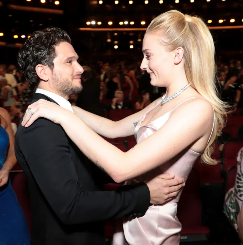 Kit Harington, Sophie Turner What You Didn't See on TV Gallery Emmys 2019