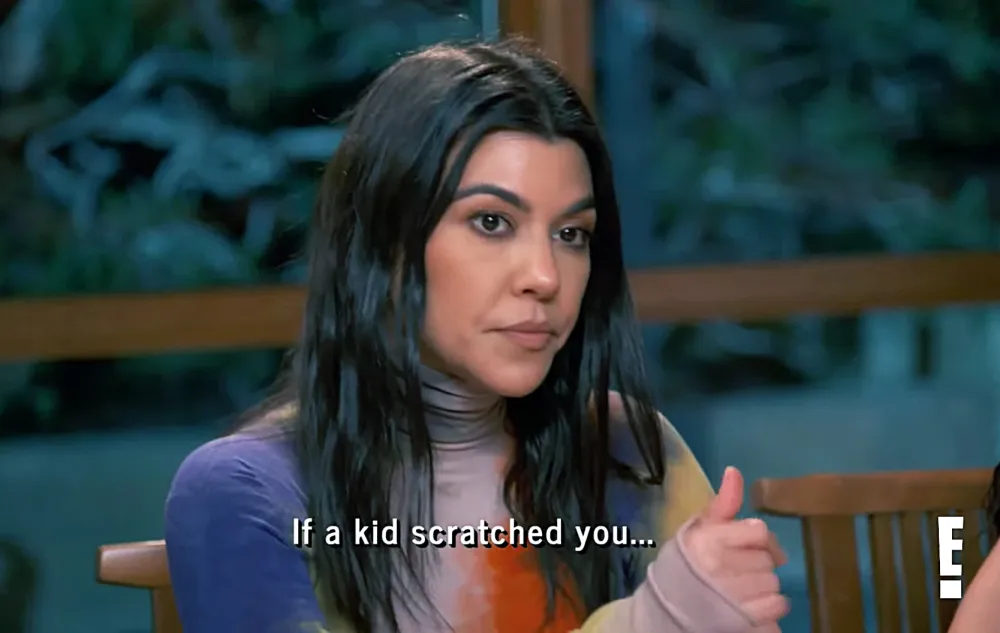 Kourtney Kardashian Nanny Quit After Daughter Penelope Scratched Her Face