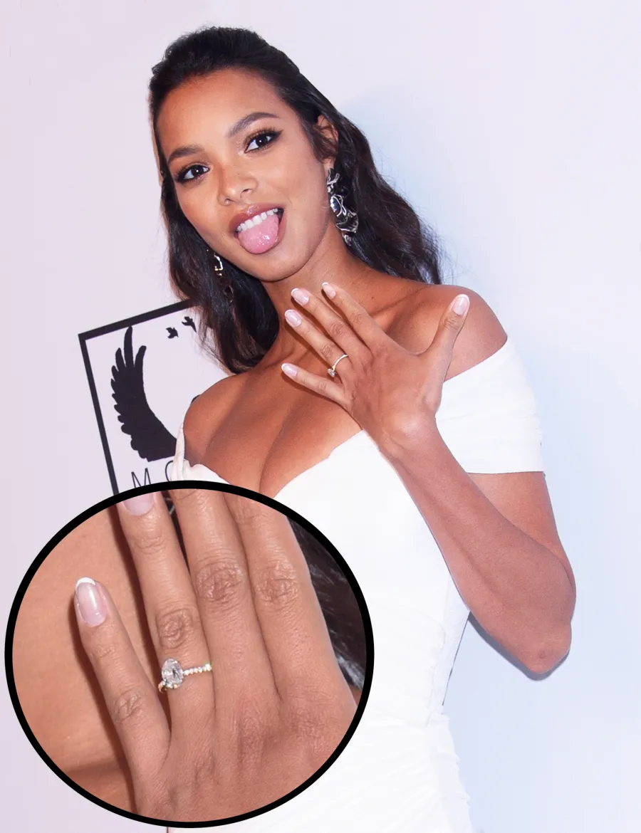 Lais Ribeiro Engagement Ring September 10, 2019