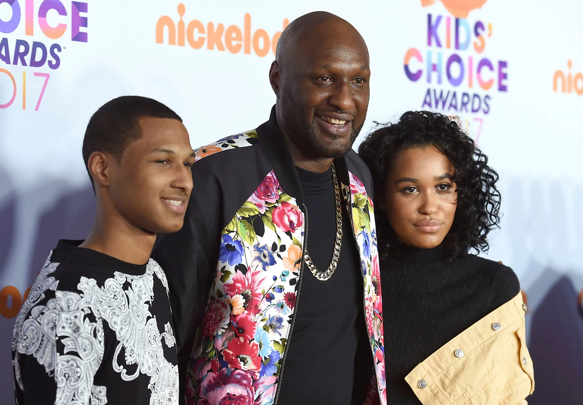 Lamar Odom with His Kids