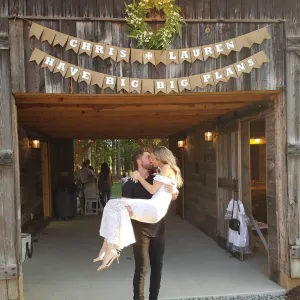 Lauren Bushnell and Chris Lane Celebrate Engagement at Party in North Carolina