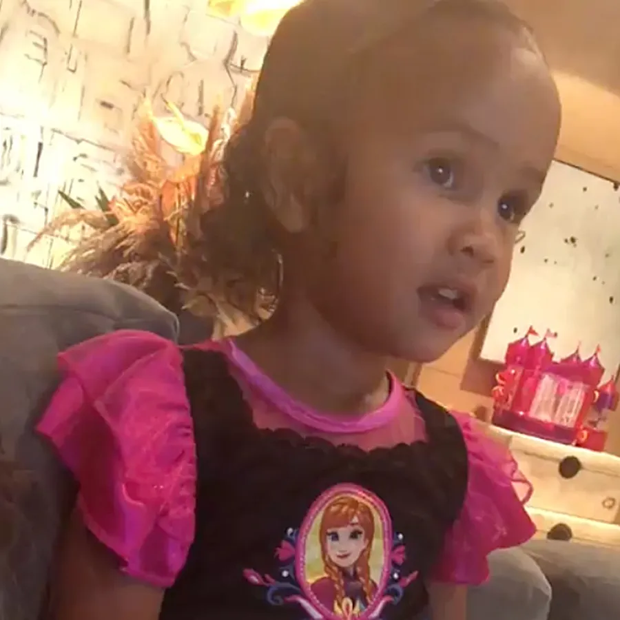 Luna in a Princess Anna Dress