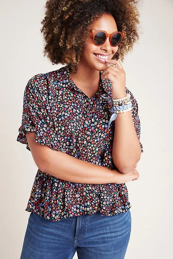 Mallory Ruffled Blouse