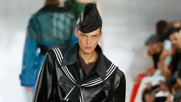 Maison Margiela Model Runway Strange Walk Paris Fashion Week