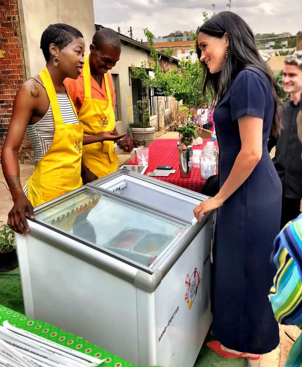 Meghan Markle Wears $150 Aritzia Dress on Africa Tour