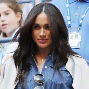 Meghan Markle Denim Dress U.S. Open September 7, 2019