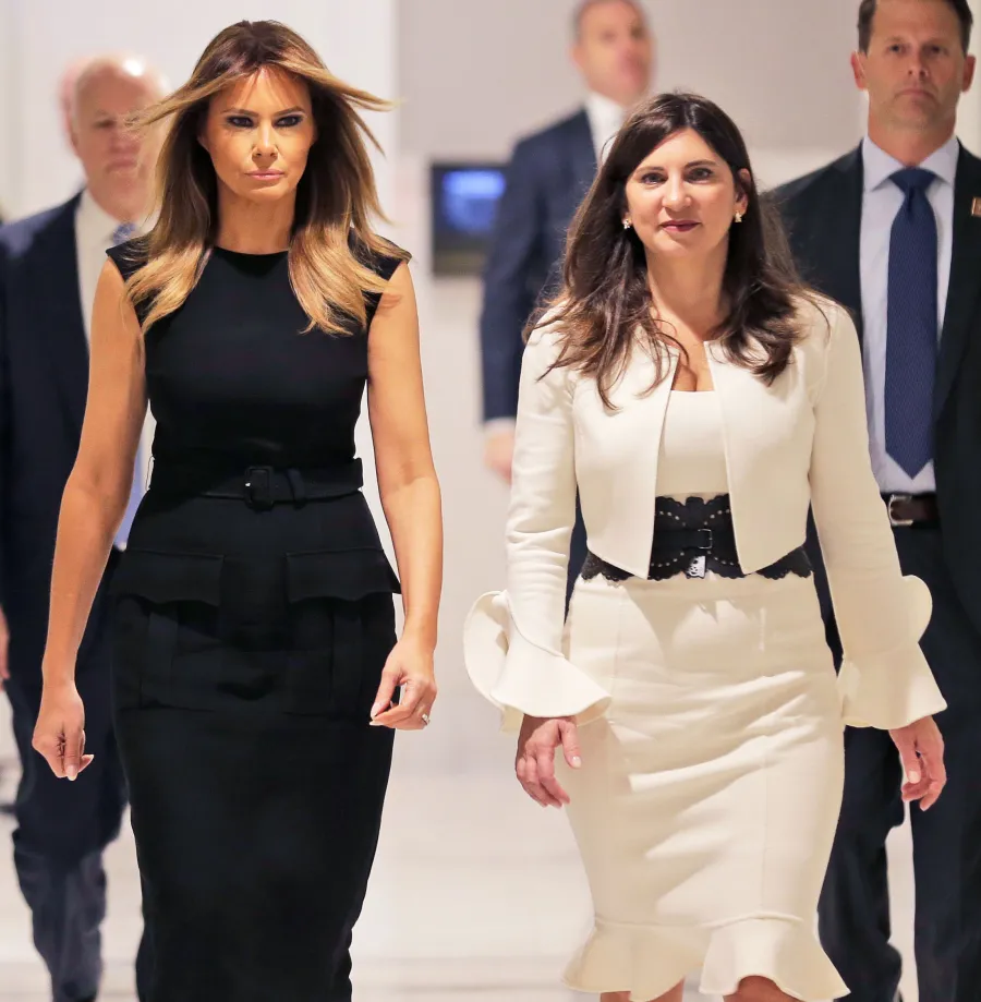 Melania Trump Black Dress September 23, 2019