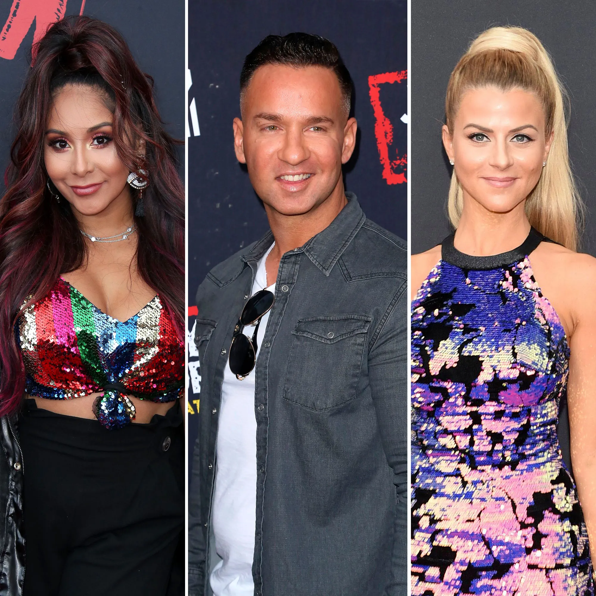 Nicole Snooki Polizzi Mike 'The Situation' Sorrentino Lauren Sorrentino