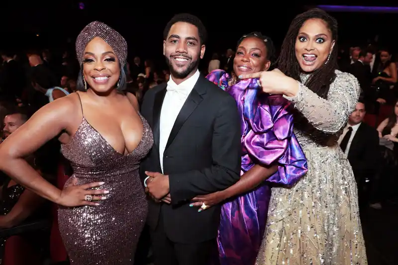 Niecy Nash Jharrel Jerome Aunjanue Ellis and Ava DuVernay Inside Emmys 2019