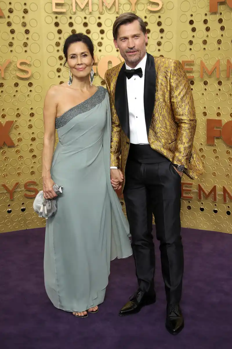 Nukaaka Coster-Waldau and Nikolaj Coster-Waldau Game of Thrones Slay Red Carpet Emmys 2019