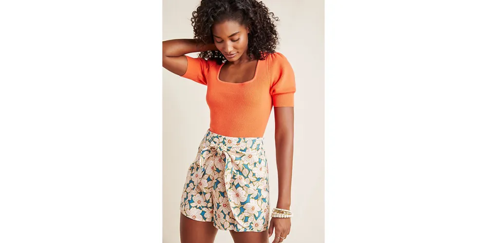 Orange-Sweater-Shortsleeve-Anthro