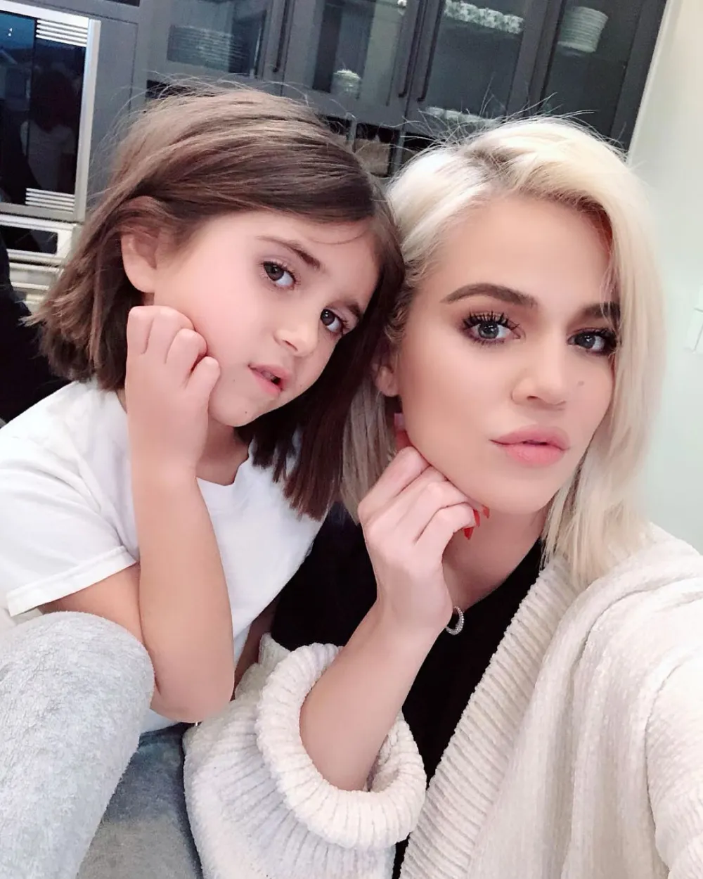 Penelope Disick and Khloe Kardashian