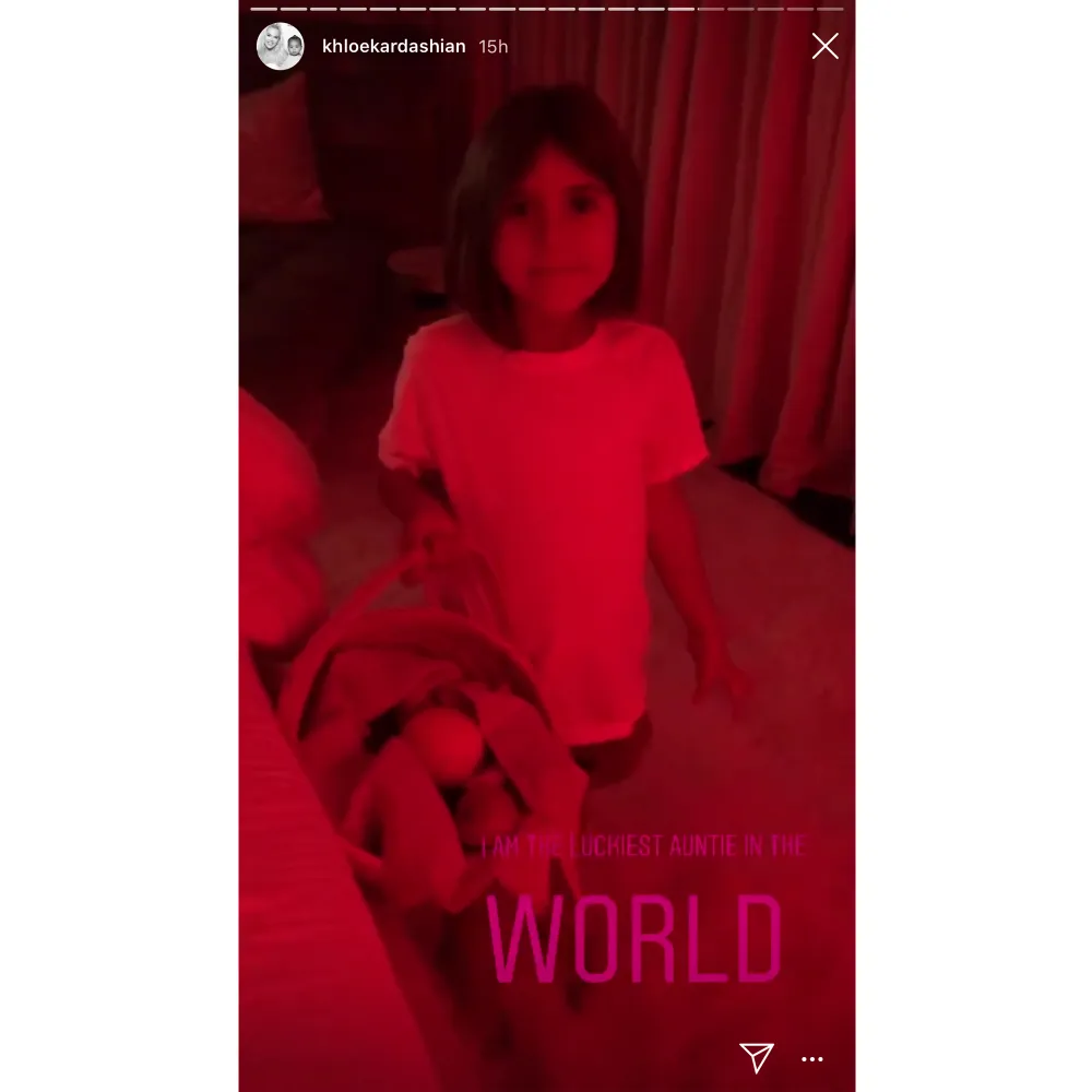 Penelope Disick Brings Fruit to Khloe Kardashian