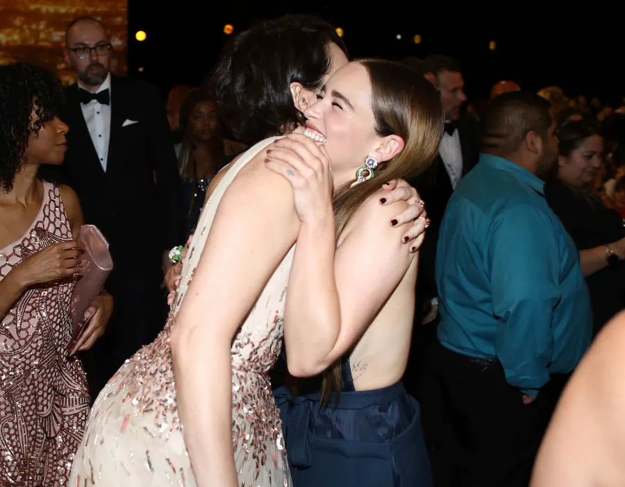 Phoebe Waller-Bridge and Emilia Clark Inside Emmys 2019