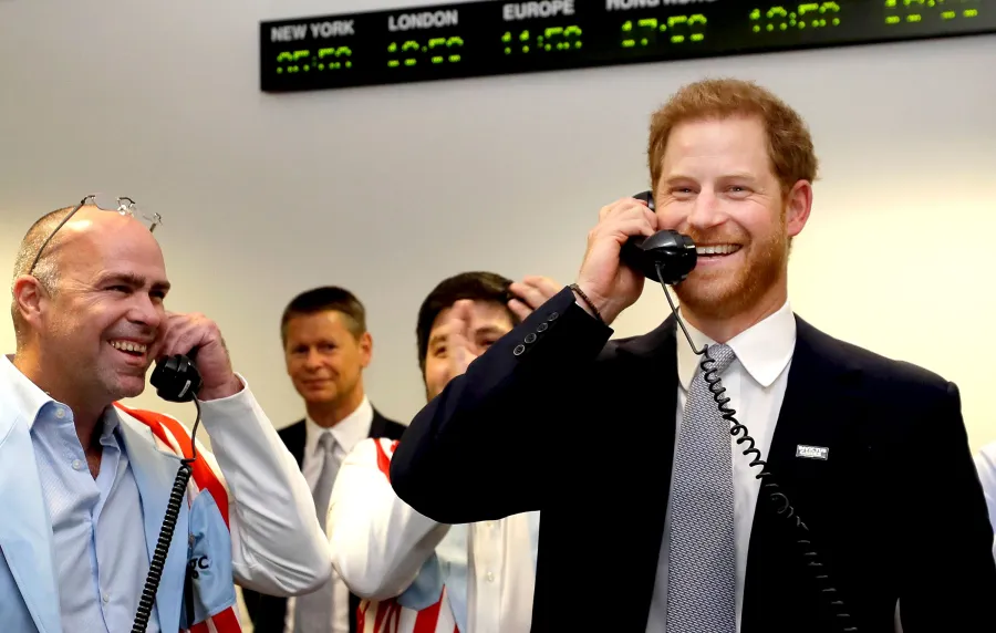 Prince Harry Kit Harington Answer Phones 9/11 Charity Event