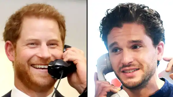 Prince Harry Kit Harington Answer Phones 9/11 Charity Event