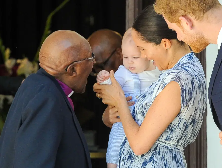 Prince Harry and Duchess Meghan’s 4-Month-Old Son Archie Makes His Debut on South Africa Tour