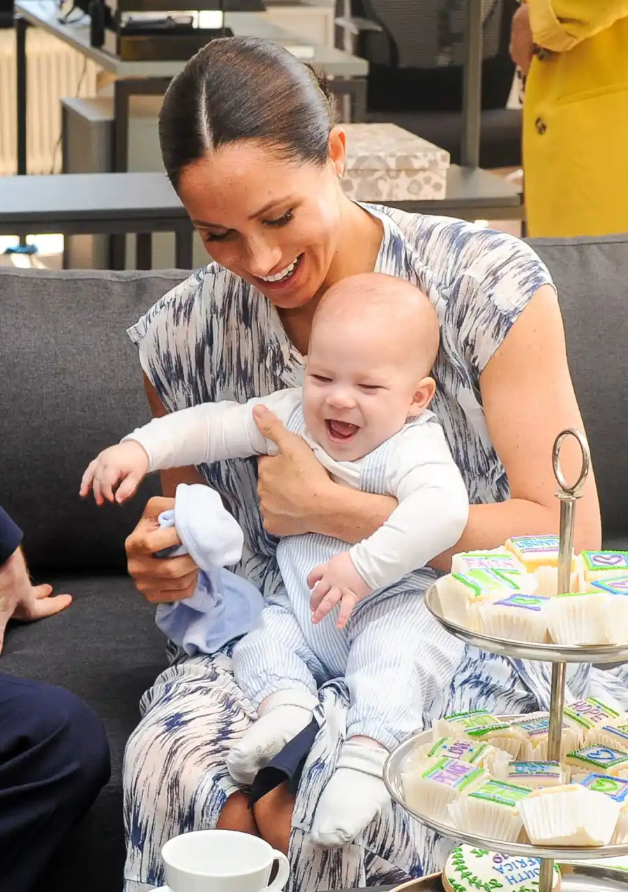 Prince Harry and Duchess Meghan’s 4-Month-Old Son Archie Makes His Debut on South Africa Tour