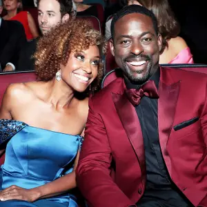 Ryan Michelle Bathe and Sterling K. Brown Inside Emmys 2019