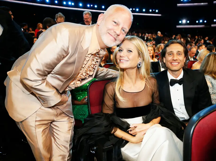 Ryan Murphy Gwyneth Paltrow and Brad Falchuk Inside Emmys 2019