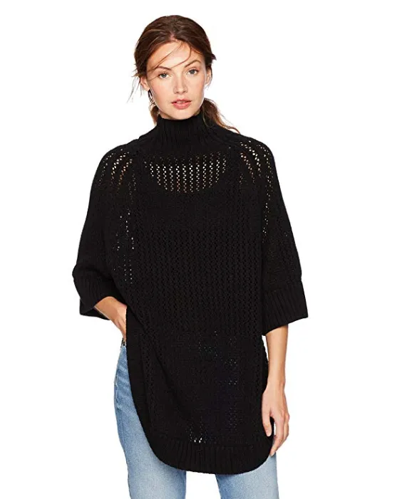 black tunic sweater