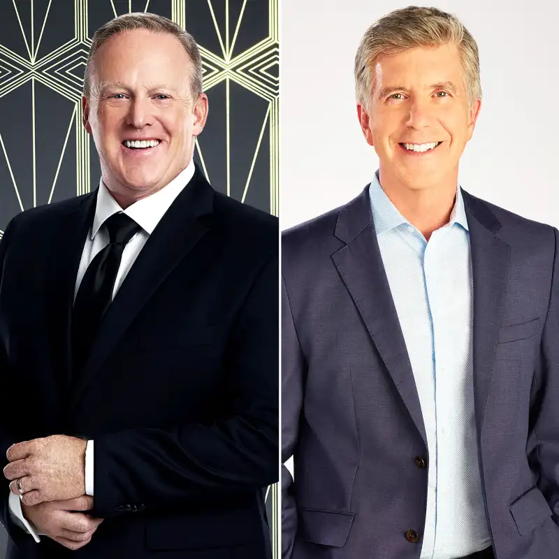 Sean Spicer Bumped Into Tom Bergeron in Hallway After DWTS Casting Controversy