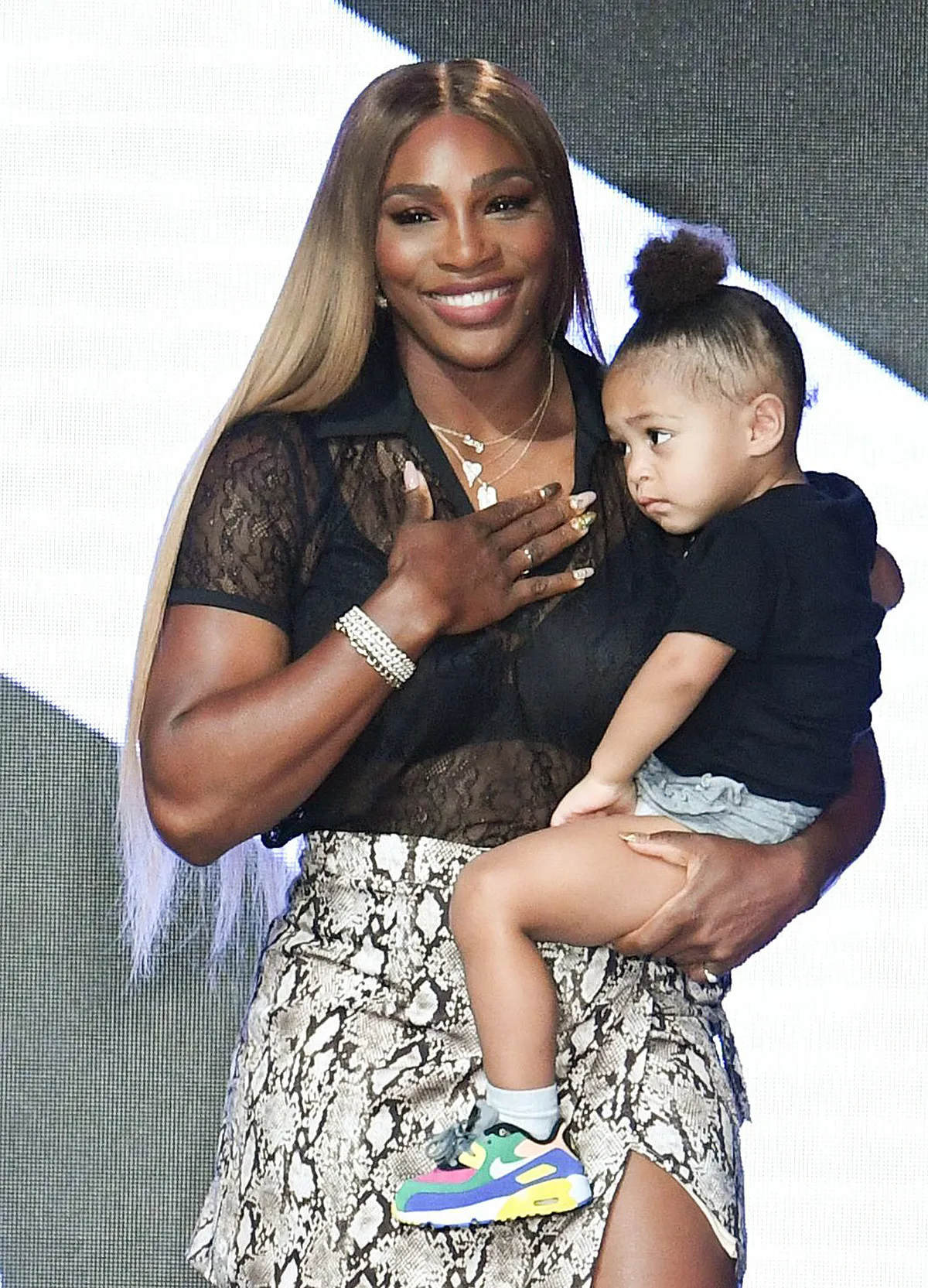 Serena Williams and Daughter Olympia, Serena by Serena Williams show
