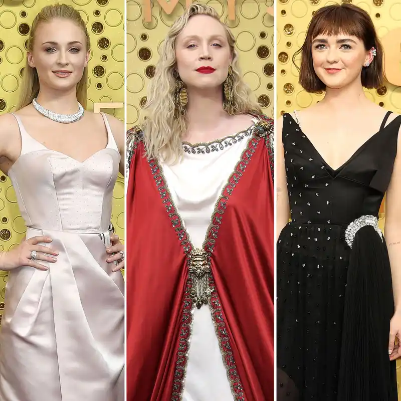 Sophie Turner, Gwendoline Christie, Maisie Williams Game of Thrones Slay Red Carpet Emmys 2019