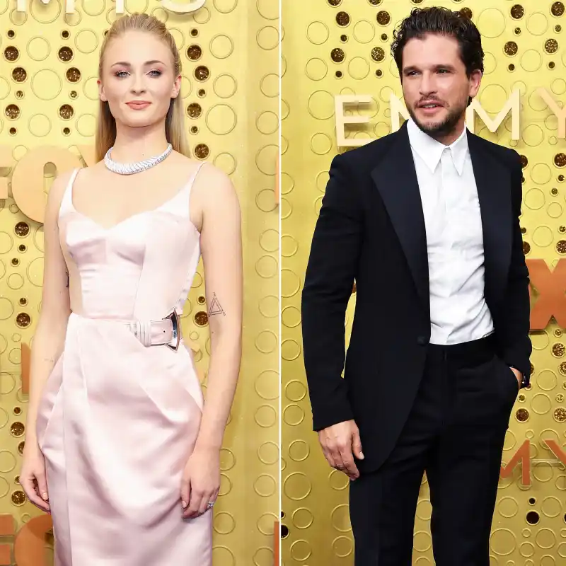 Sophie Turner and Kit Harington Emmys 2019