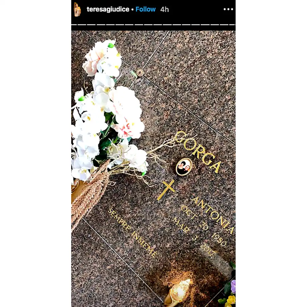 Teresa Giudice Visits Mom Grave Ahead of Joe&rsquo;s Court Hearing
