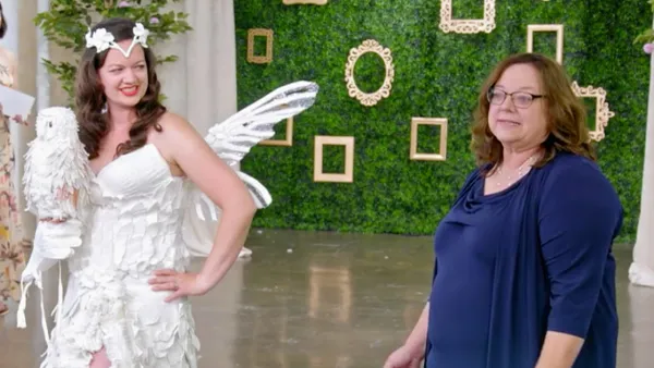 Toilet Paper Wedding Dress Challenge Debuts Woodland Fairy Dress