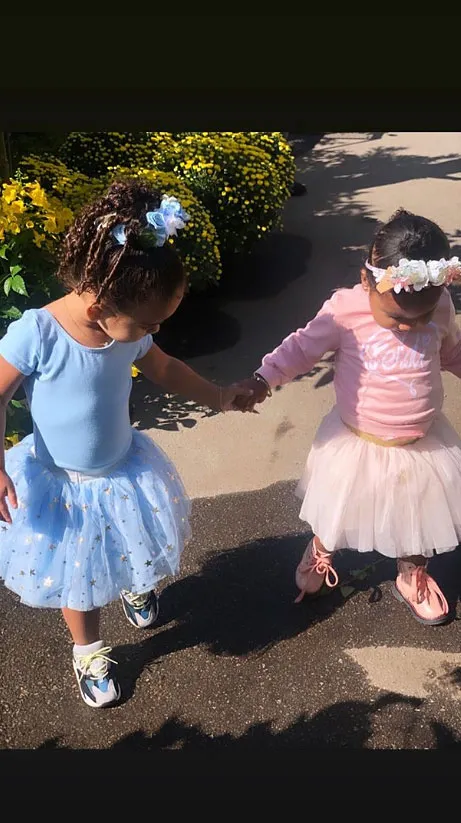 True Thompson and Dream Kardashian Fairy Instagram