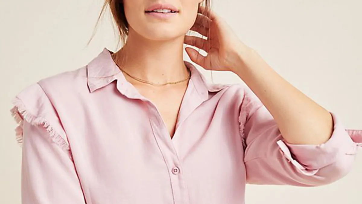 Cloth & Stone Ruffled Buttondown