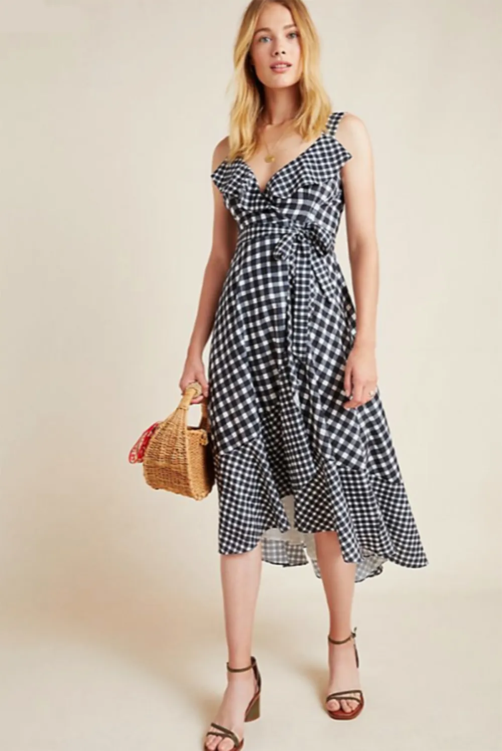 gingham dress