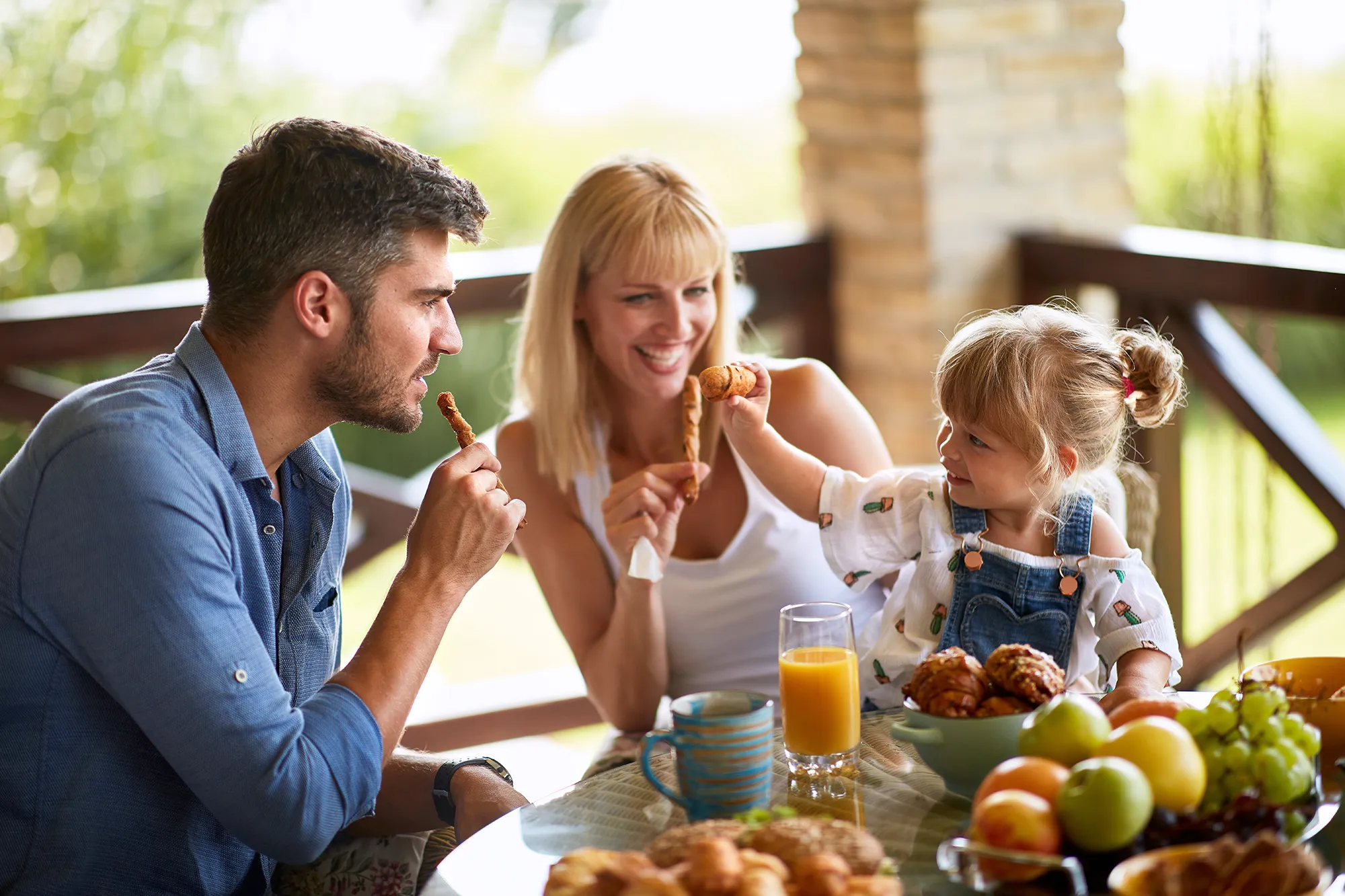 happy healthy family
