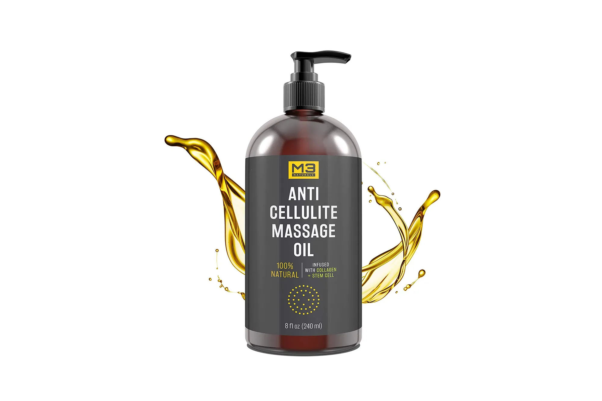 M3 Naturals Anti-Cellulite Massage Oil
