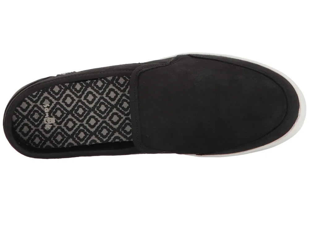 sanuk pair o dice slip-ons black