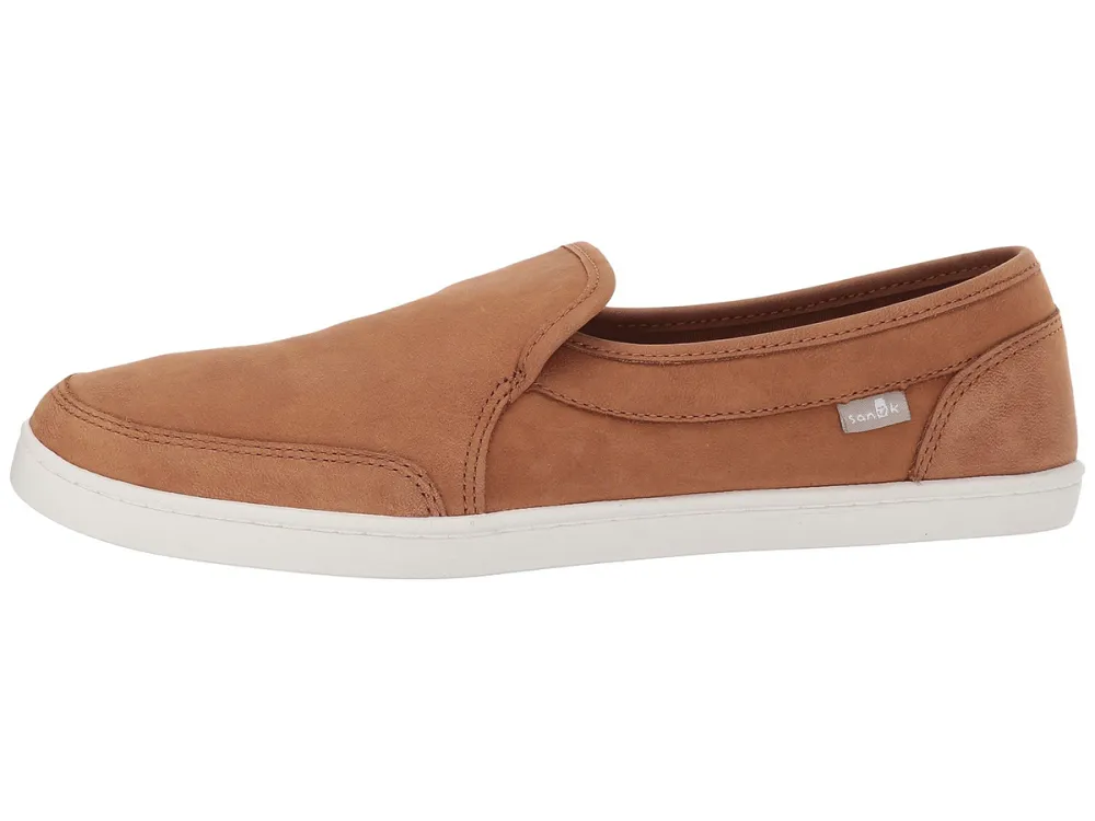 sanuk pair o dice slip-ons brown
