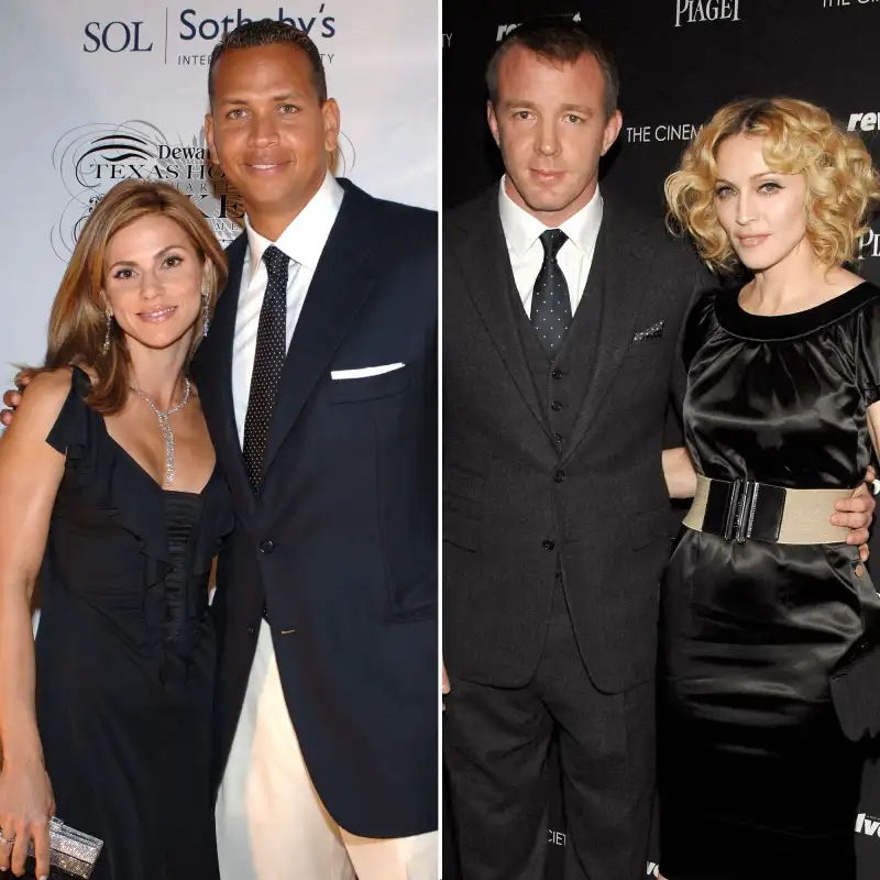 Alex Rodriguez Cynthia Guy Ritchie and Madonna Hollywoods Ugliest Divorces